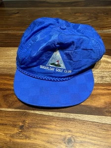 Sugarloaf Social Club Golf Blue SnapBack Hat Vintage - Picture 1 of 4