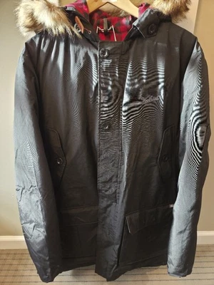 Chaqueta parka de piel de plumón Woolrich Arctic para hombre talla M Foto 1 de 4