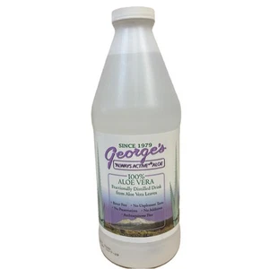 George's Aloe Always Active Aloe Vera 32 fl oz Liq BB 10/2029 - Picture 1 of 3