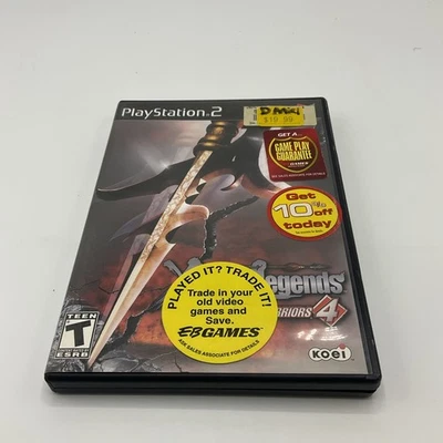 Dynasty Warriors 4: Xtreme Legends(PlayStation 2,2003)CIB Ebgames Stickerbomb — 第 1/4 张图片