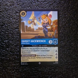 Gadget Hackwrench Brilliant Bosun - 140/204 - Súper Raro - Disney Lorcana - Imagen 1 de 2
