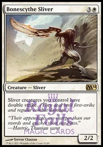 Bonescythe Sliver 1x FOIL MTG M14 2014 Core Set Rare MINT white - Picture 1 of 1
