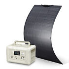 ALLPOWERS R600 Portable Solar Generator & 100W solar panel Charger For Camping 