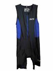 SLS3 Men’s Triathlon Suit /Sleeveless Tri Kit/ FX Skin-suit/Zipper/Men’s Large