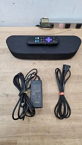 Roku StreamBar 9102X 4K HDR Media Streamer With Cords & Remote USED - Picture 1 of 14