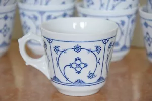 1x Tasse Jäger Eisenberg SAKS Original Blau Export Strohblume GDR Porzellan DDR - Bild 1 von 12