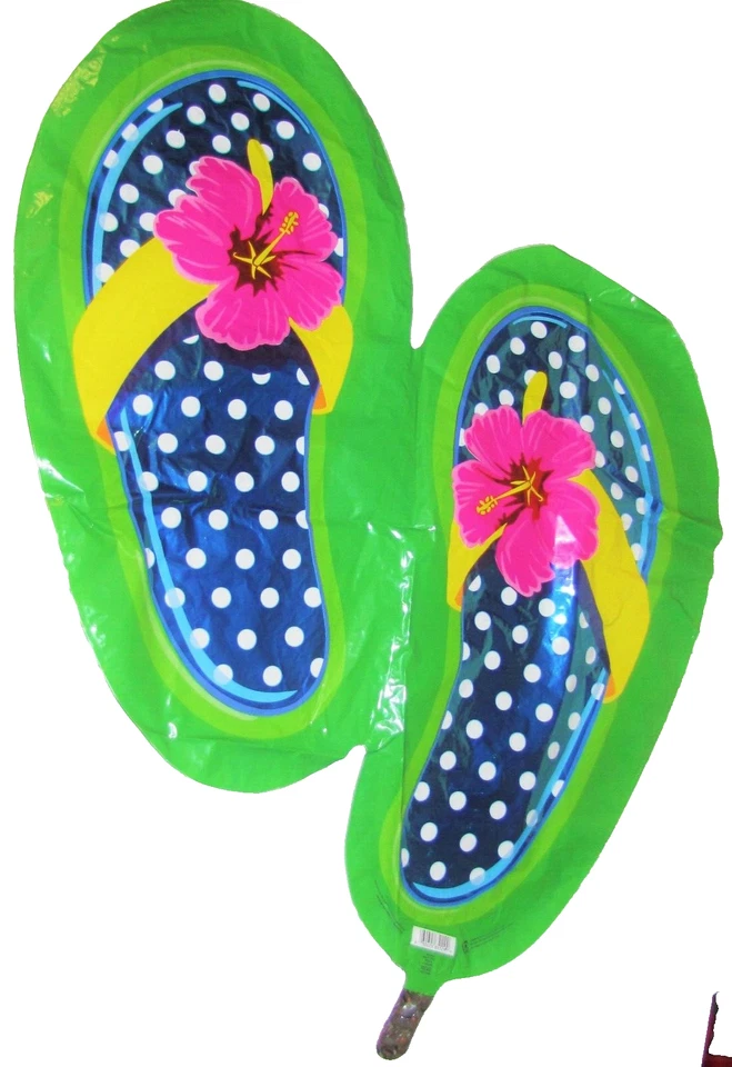 Globo de aluminio chanclas súper forma #85129, globo sandalia Foto 1 de 3