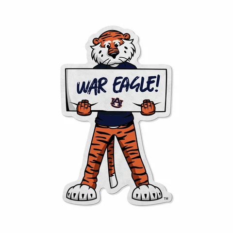 NCAA Auburn Tigers 18" Die-cut Mascot Pennant Fan Cave Cover
