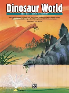 Margaret Goldston Dinosaur World Book 1 FOR PIANO EARLY ELEMENTARY SONGBOOK NEW - Picture 1 of 1