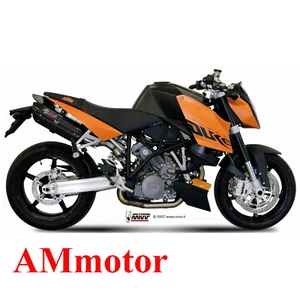 Mivv Ktm 990 Superduke 2007 07 Terminali Di Scarico Marmitta Suono Black Moto - Imagen 1 de 1