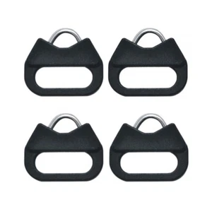 Camera Strap Split Rings Triangular D Ring Clips Connectors x4 Nikon Sony etc - Picture 1 of 14