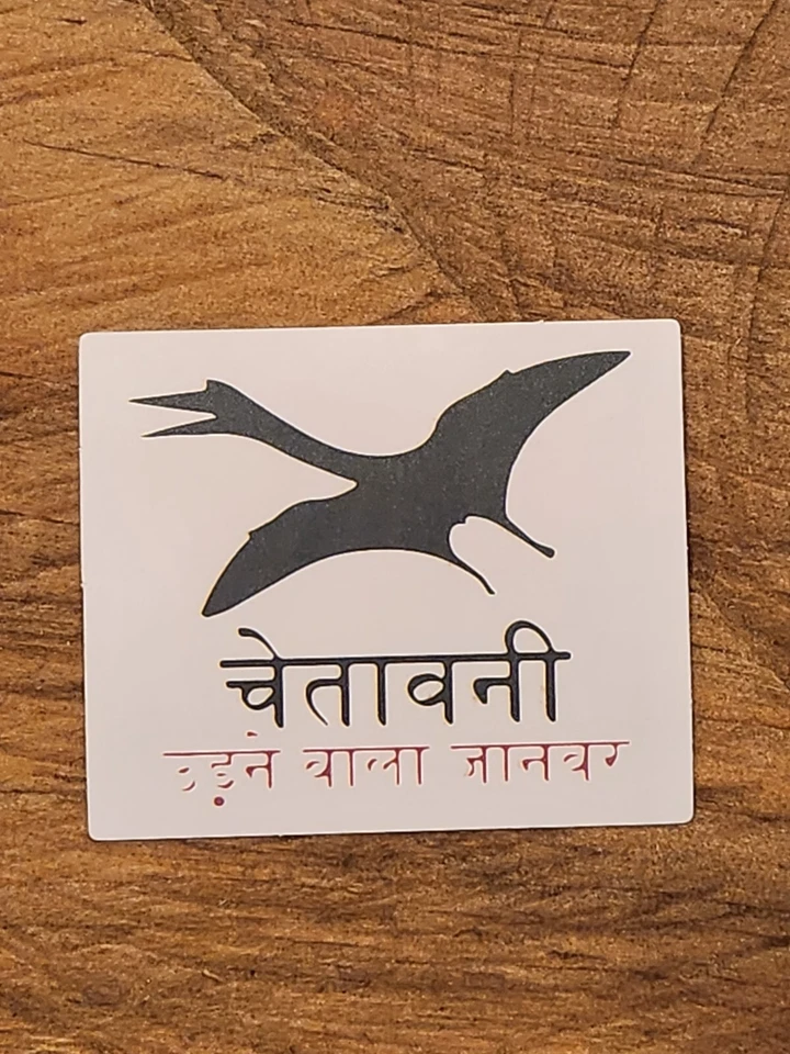 DINOSAUR STICKER Caution Warning Beware Danger T-Rex Raptor Lizard Jurassic Park - Image 1 of 1