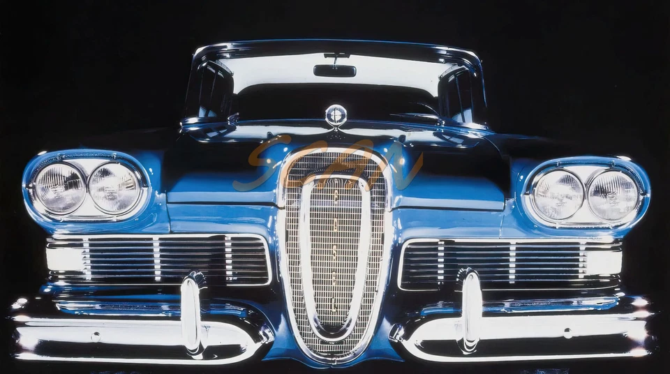 1958 Edsel front end showroom Wall print 11 x 19 Giclee print - Image 1 of 1