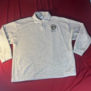 Vintage Nature Art Unlimited Collared Sweatshir Fleece XXL - Picture 1 of 10
