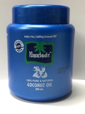 PARACHUTE 100% PURE COCONUT OIL 500 ML BEST MULTIPURPOSE OIL,EASY POUR FREE POST - Image 1 of 3