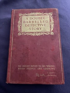 A Double Barrelled Detective Story by Mark Twain (1902 Hardback 1st Edition) - Picture 1 of 5