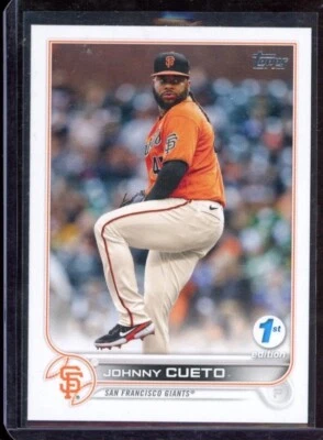 2022 Topps Series One 1st Edition Johnny Cueto #73 San Francisco Giants - Image 1 of 2