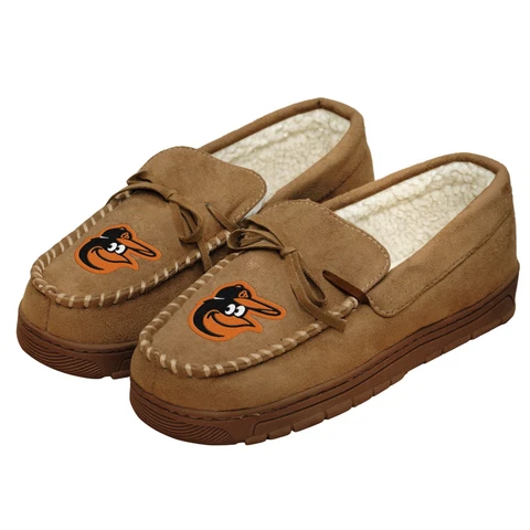 Baltimore Orioles Forever Collectibles MLB Men's Moccasin Slippers FREE SHIP Cover