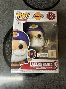 Funko Pop! NBA Los Angeles Lakers Santa Fanatics Exclusive - Picture 1 of 3