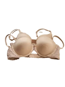 Lot Of 2 DKNY Women’s Bras Underwire Push Up Beige Size 32B - Picture 1 of 7