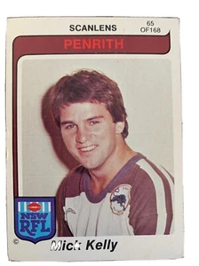 1980 NSW RFL Scanlens (65) Mick KELLY Penrith : Excellent - Picture 1 of 3