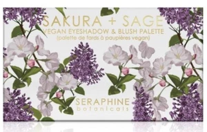 Seraphine Botanicals Sakura + Sage - Vegan Eyeshadow & Blush Palette - Picture 1 of 9