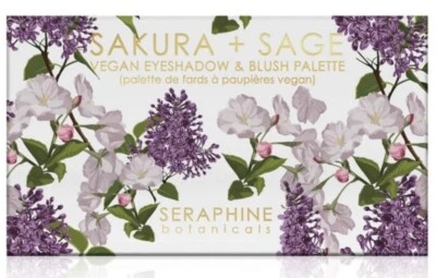 Seraphine Botanicals Sakura + Sage - Vegan Eyeshadow & Blush Palette - Image 1 of 4