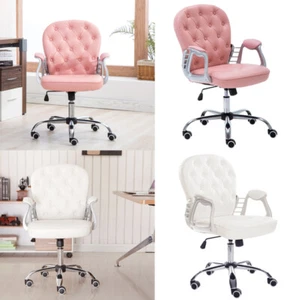Home Office Executive 360° Swivel Chair Adjustable Mobile Computer Desk Chair - Picture 1 of 18