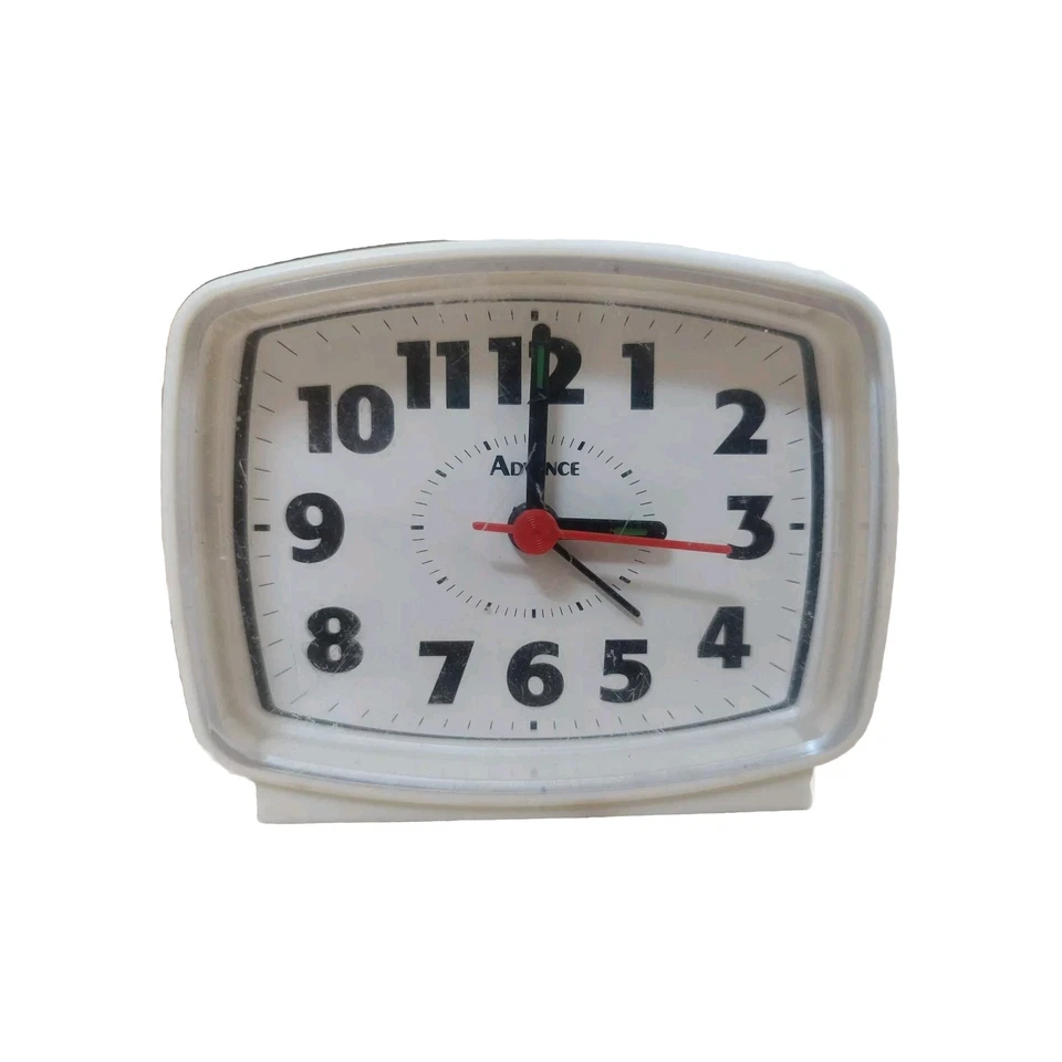 Retro 70s Equity Electric Analog Alarm Clock Model 33100 - Image 1 of 4