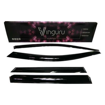 Vinguru Weathershields Suits Hyundai Elantra HD 2006-2011 Sedan 4 Piece AFV51306 - image 1 of 4