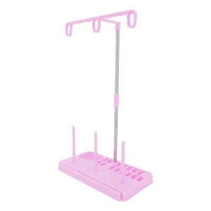 3 Spool Thread Stand Embroidery, Sewing Machine. ( One Set ) Pink - Picture 1 of 1