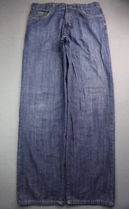 Men's Calvin Klein Jeans Straight Dark Wash 5 Pocket Size 34x34 Zipper Fly - Picture 1 of 10