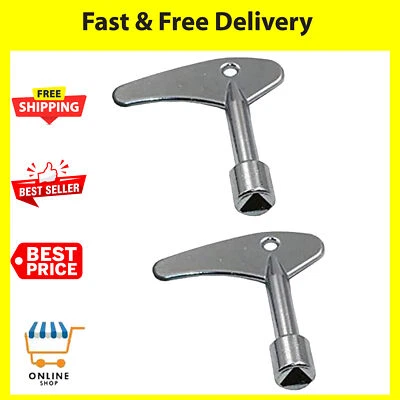 ANANO 2 Stück Dreieck Schlüssel Utility Service Schlüssel Gas Elektro Aufzug Notlift Tür