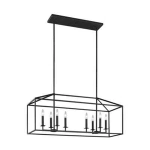 Sea Gull 6615008-839 - 8 Light 40in Blacksmith Island Pendant Ceiling Light. - Picture 1 of 1