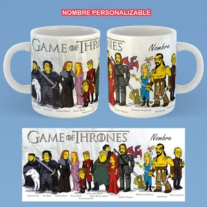 Game Of Thrones Simpsons Tasse Mit Personalisierbarem Namen - Bild 1 von 1