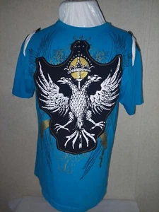 Attitude Gold Medieval Design Graphic T-Shirt Sz XL - Picture 1 of 7