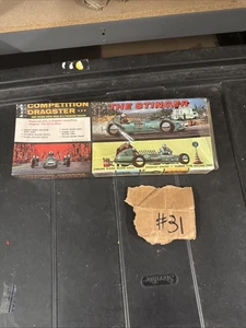 Vintage 1961 Hawk Competition Dragster The Stinger Plastik Modell 526-100 Lesen - Bild 1 von 18
