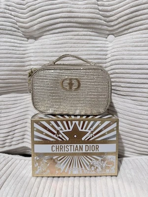 Christian Dior Beauty Gold Vanity Case & Box Holiday 2025 Limited Edition - NEW - Image 1 of 4