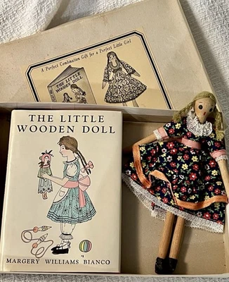 Винтажный набор книг The Little Wooden Doll Margery Bianco Shackman Япония 1953 - Изображение 1 из 4