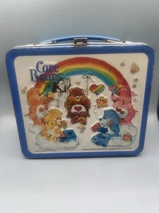 Vintage 1983 Aladdin Care Bears Metal Lunch Box No Thermos - Picture 1 of 5