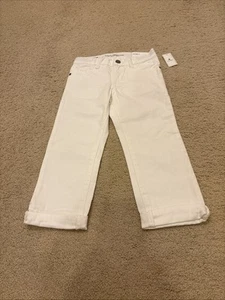 BABY GAP Toddler Boy Size 5 Years Straight 5-pocket White Jeans 1969 NWT - Picture 1 of 6