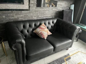 Premium Leather Sofa 2 Seater - Picture 1 of 3
