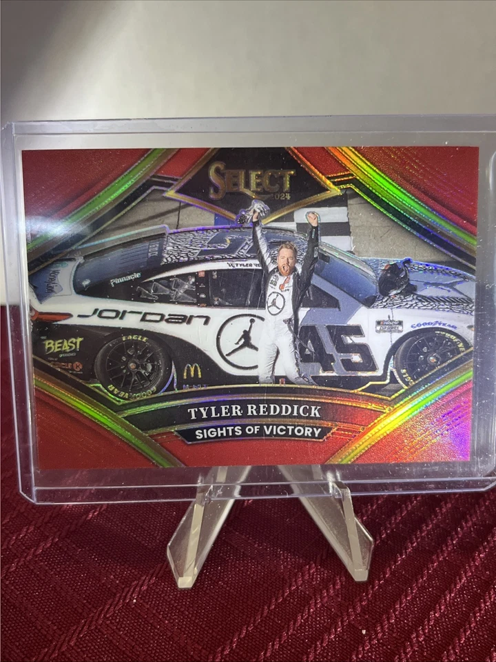 2024 Panini Select Sights of Victory Tyler Reddick No. 9 Red /99 - Image 1 of 2