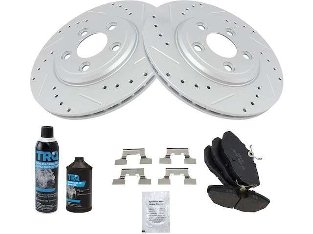 后刹车片和转子套件适用于 2000 - 2005 年捷豹 S 型 2001 2002 2003 FJ493ZC — 第 1/1 张图片