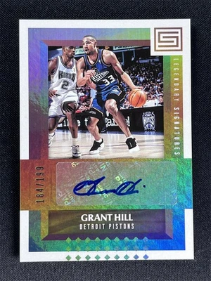 2017-18 Panini Status Grant Hill #LS-GHL Legendary Signatures Auto Pistons /199 - Image 1 of 2