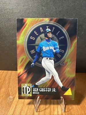 Pinnacle Ken Griffey Jr. 1995/Barry Bonds Team Dufex Back #TP7 Giants Mariners Foto 1 de 2