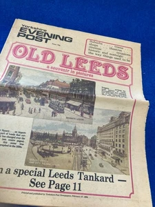 OLD LEEDS  1980s  era  YORKSHIRE EVENING POST ISSUE  GOOD IMAGES  30/36 CM 20p - Picture 1 of 18