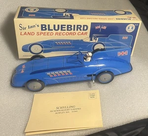 SERIE COLECCIONISTA SCHYLLING SIR IANS BLUEBIRD LAND SPEED RECORD HOJALATA COCHE DE CUERDA - Imagen 1 de 11