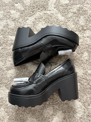 Mocasines Mossimo Negro Reagan Plataforma Talla 8 Nuevos Con Etiquetas Foto 1 de 4