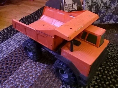 Vintage Tonka Mighty Rare Diesel Dump Truck Orange B.J.'s exclusive for Target - Image 1 of 4